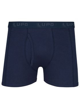 Cueca Boxer Lupo 00660-002 Adulto Canelada Com Abertura Algodão T. P/GG