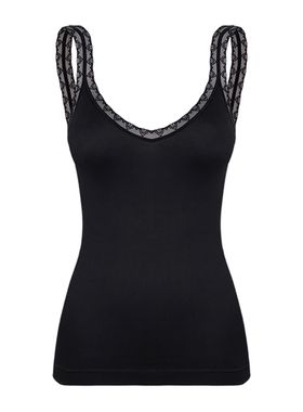 Camisete Alças Lupo Loba 45003-001 Sem Costura Renda e Microfibra T. M/G