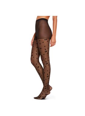 Meia-Calça Fio 15 Lupo Loba 05758-001 Corações Poliamida T. P/GG