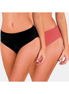 Kit/2 Calcinha Love Secret 899305 Basic Modal T. P/GG