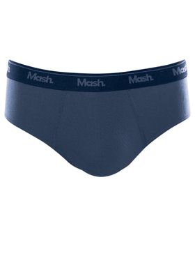 Cueca Slip Mash 073.58 Masculina Basica Algodão T. P/GG