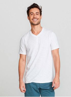 Camiseta Manga Curta Hering N2K5 Masculina Flamê Algodão T. P/XXG
