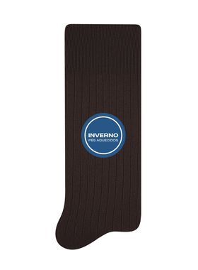 Meia Cano Longo Selene 8462.003 Masculina Social Inverno Lã T. 39/43