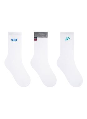 Kit/3 Meia Cano Longo Selene 4082.003 Masculina Algodão T. 39/43