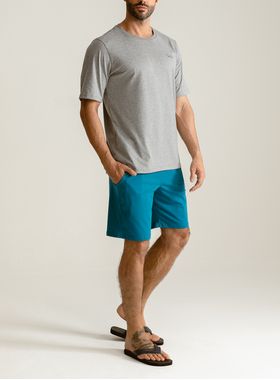 Pijama Curto Groh 838303 Masculino Bolsos Algodão T. P/GG
