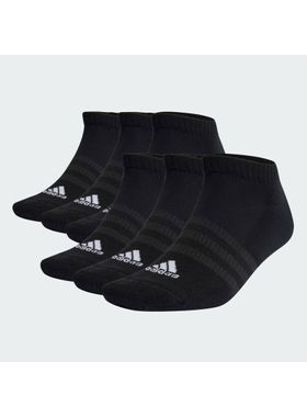 Kit/6 Meia Cano Curto Adidas IC1275 Unissex Sportswer Algodão T. M/G