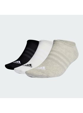 Kit/3 Meia Soquete Adidas IC1328 Unissex Sportswer Algodão T. M/G