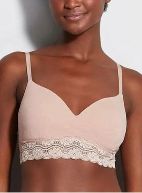 Sutiã Triângulo Hope L2832 Bojo Modal Renda T. 42/48