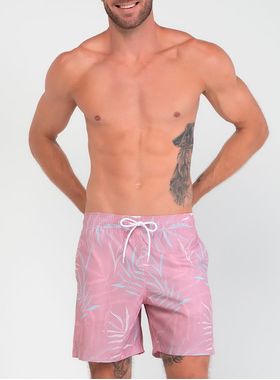 Shorts Clássico Mash 613.93 Masculino Praia Estampado Poliéster T. P/XGG