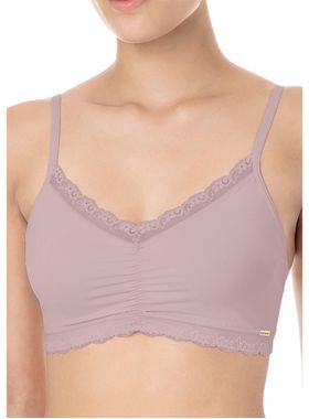 Sutiã Top Love Secret  816101 Com Bojo Removível Modal T. 40/46