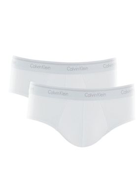 KIT/2 CUECAS SLIP CALVIN KLEIN C11.01 BRIEF COTTON T. P/GG