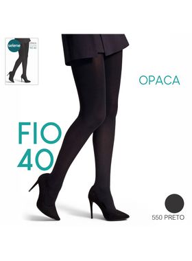 Meia-Calça Opaca Selene 9650.001 Fio 40 Poliamida T. P/EG
