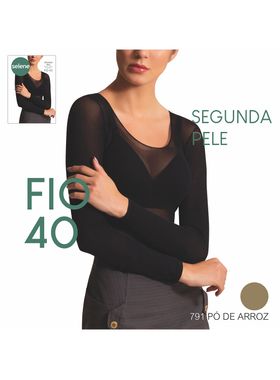 Segunda Pele Selene 9100.001 Fio 40 Decotada T. Único
