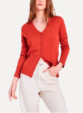 Cardigan Tricot Simples Reserva 80523 Feminino Botões Viscose T. P/GG