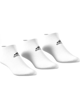 Kit/3 Meia Cano Curto Adidas DZ9384 Unissex Sportswer Algodão T. M/G