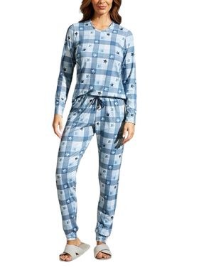 Pijama Feminino17016  Recco Manga Longa Estrela T. 42/48.