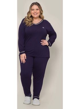 Pijama Longo Daisy Days & Borth 89.38.0026 Feminino Visolycra T. G1/G3