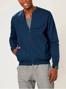 Jaqueta Moletom Malwee 1000006666 Masculina Flanelada Algodão. T. P/XGG