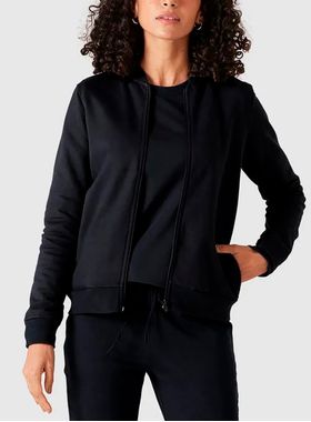Jaqueta Moletom Malwee 1000026297 Feminina Flanelada Algodão T. P/XGG