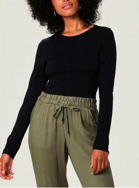 Blusa Manga Longa Malwee 1000026304 Feminina Cotton Light T. P/XGG