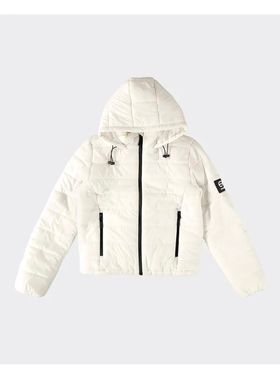 Jaqueta Puffer Enfim 1000115286 Feminina Capuz Poliéster Matelassê T. P/GG