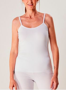 Camisete Alças Finas Hering 77Q9 Feminino Básico Algodão T. P/XG