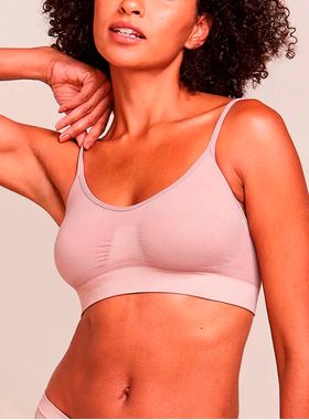 Sutiã Top Hope 0S21020 Feminino sem Aro sem Bojo Microfibra T. P/EG