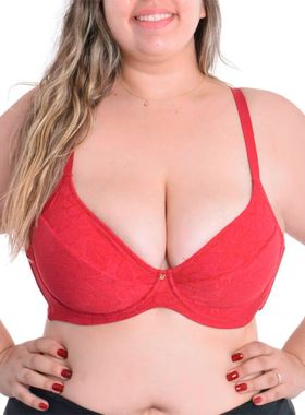 Sutiã Sem Bojo Nayane SP 08 0009 Plus Size Recorte Anatômico T. 48/54