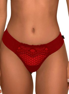 Calcinha Fio Dental Nayane CA 14 0029 Duplo Com Renda T. P/GG
