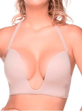 Sutiã Push Up Nayane ST 08 06 0001 sem Aro com Bojo Decote U Microfibra T. P/40 GG/46