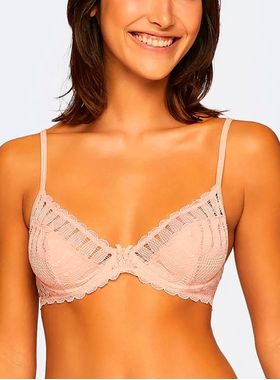 Sutiã Leve Valisere 30748 Loving com Aro sem Bojo Renda Microfibra T. 42/50