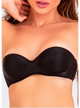Sutiã Bustiê Love Secret 991029 Barbatanas Laterais Microfibra T. 40/46