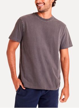 Camiseta Manga Curta Simples Reserva 90789 Masculina Stone Algodão T. P/3G