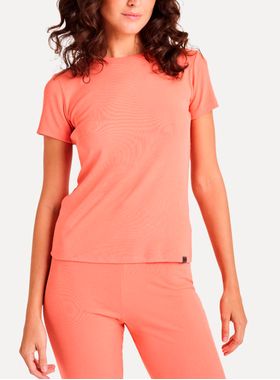 Camiseta Manga Curta Simples Reserva 90097 Feminina Ribana Viscose(Antigas 86536, 81129) T. P/GG