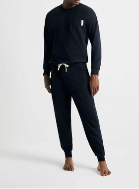 Pijama Longo Hering 7CX1 Masculino Jogger Moletinho T. P/XXG