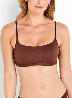 Sutiã Sutop Liz 51420 Sport Deluxe Tailoredal Canelado Microfibra T. P/G