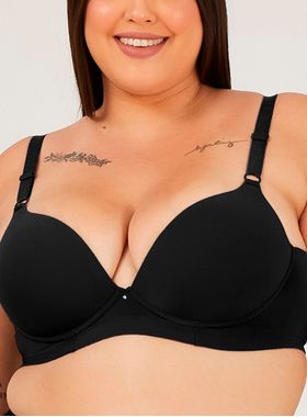 Sutiã Sustentação Nayane SP 01 08 0005 Plus Size Base Bojo Microfibra T. 48/54