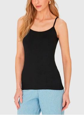 Blusa Regata Malwee 1000004488 Feminina Alças Finas Algodão T. P/XGG