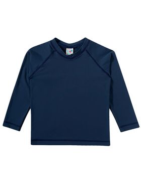 Camiseta Manga Longa Praia Tip Top 3725171 Infantil UV50+ Elastano T. 04/10