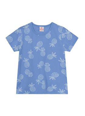 Blusa Manga Curta Brandili 36280 Infantil Estampada Algodão T. 04/16