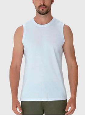 Camiseta Regata Malwee 1000004421 Masculina  Algodão T. P/XGG