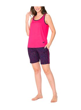 Bermudoll Podiun 255089 Feminino Poá Viscolycra T. P/GG