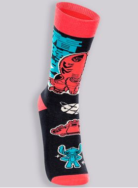 Meia Urban Lupo 16915-007 Unissex Lilo Stich Algodão T. 37/44