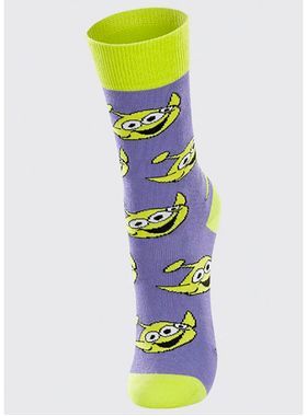Meia Urban Infantil Lupo 16858-010 Toy Story Aliens Algodão T. 30/36