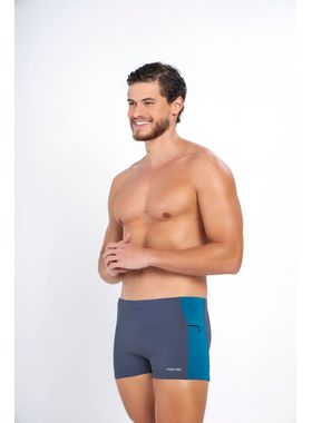 Sunga Boxer Acquario 680.415 Masculina Bolso e Zíper Microfibra T. P/XGG