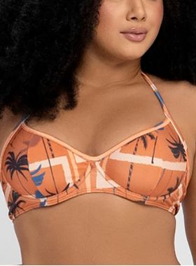 Top Meia Taça Banho de Mar 621.114 Feminino Plus Estampado  T. 48/54