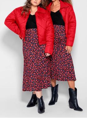 Jaqueta Puffer Enfim 1000115207 Feminina Bolsos Poliamida T. P/GG