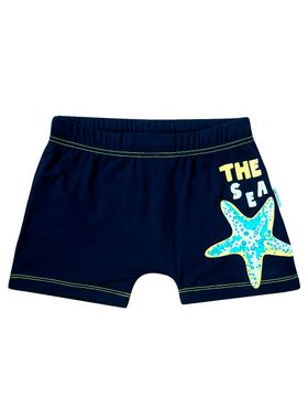 Sunga Boxer Tip Top 3395177 Infantil Estrela Do MAR UV50+ Elastano T. 04/10