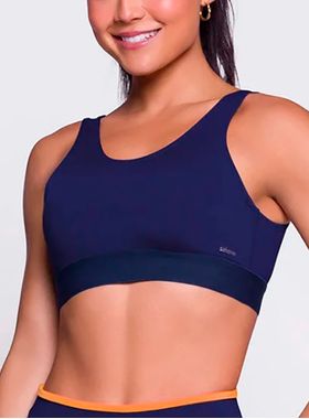 Top Selene 24625.001 Feminino Fitness Bojo Removível Microfibra T. P/GG