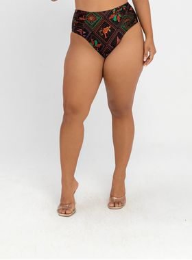 Biquíni Max Drapee Banho de Mar 623.204 Feminino Estampado Microfibra T. 42/48